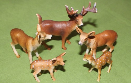 Schleich 6 alte rehe - schleich:,
