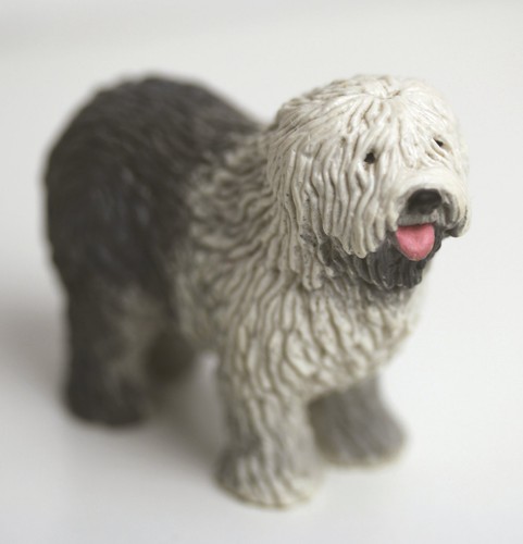 Schleich tiere hund bobtail - tiere,