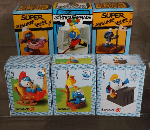 Schlümpfe schleich - 6x,