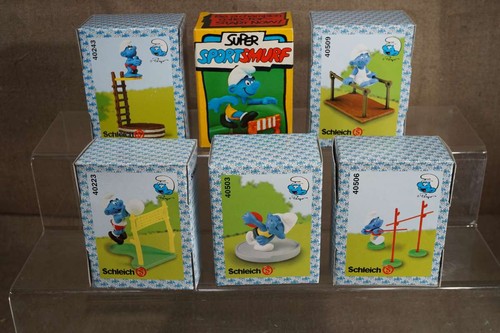 Schlümpfe schleich - 6x, /
