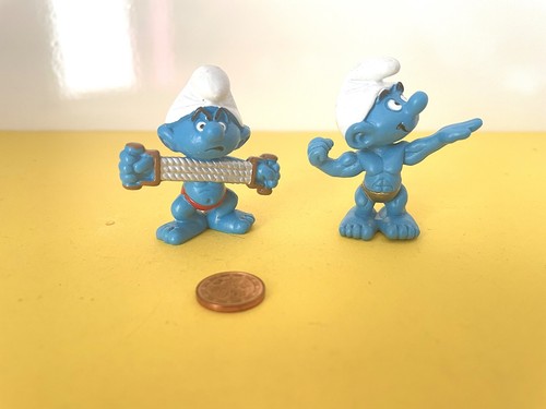 Alte schleich schlümpfe - alte,