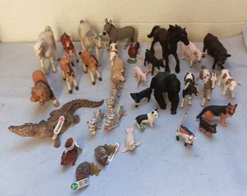 Schleich tiere konvolut - 32, –